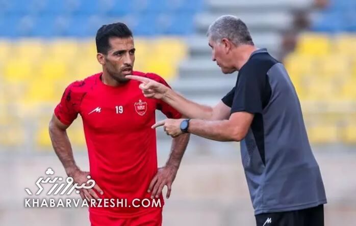 خسته نباشید خاص گاریدو به ستاره پرسپولیس: شرایط بدنیات را حفظ کن ستون!